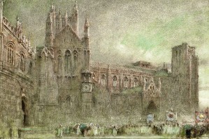 A square and a castle